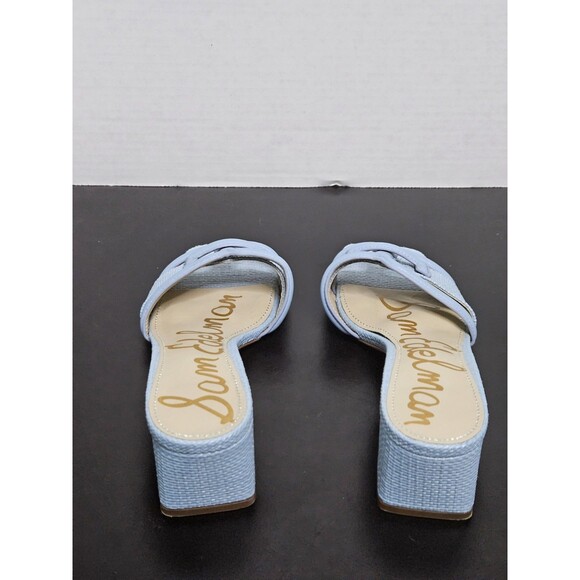 Sz 6.5 - Sam Edelman Waylon Sandal Sky Blue - Picture 5 of 9